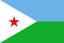 Djibouti courtesy flag