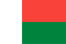 Madagascar courtesy flag