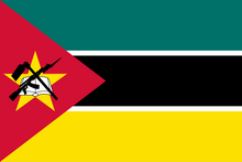 Mozambique courtesy flag