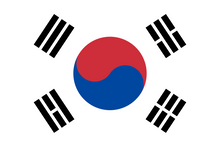 South Korea courtesy flag
