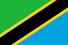 Tanzania courtesy flag