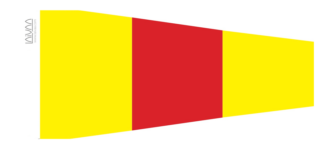 Numeral pennant 0 Zero