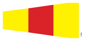 Numeral pennant 0 Zero