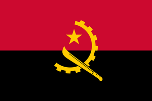 Angola Courtesy flag