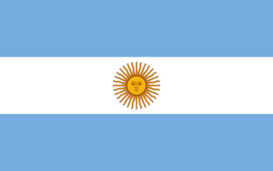 Argentina Courtesy flag