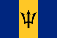 Barbados Courtesy flag