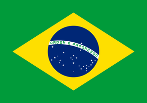 Brazil Courtesy flag