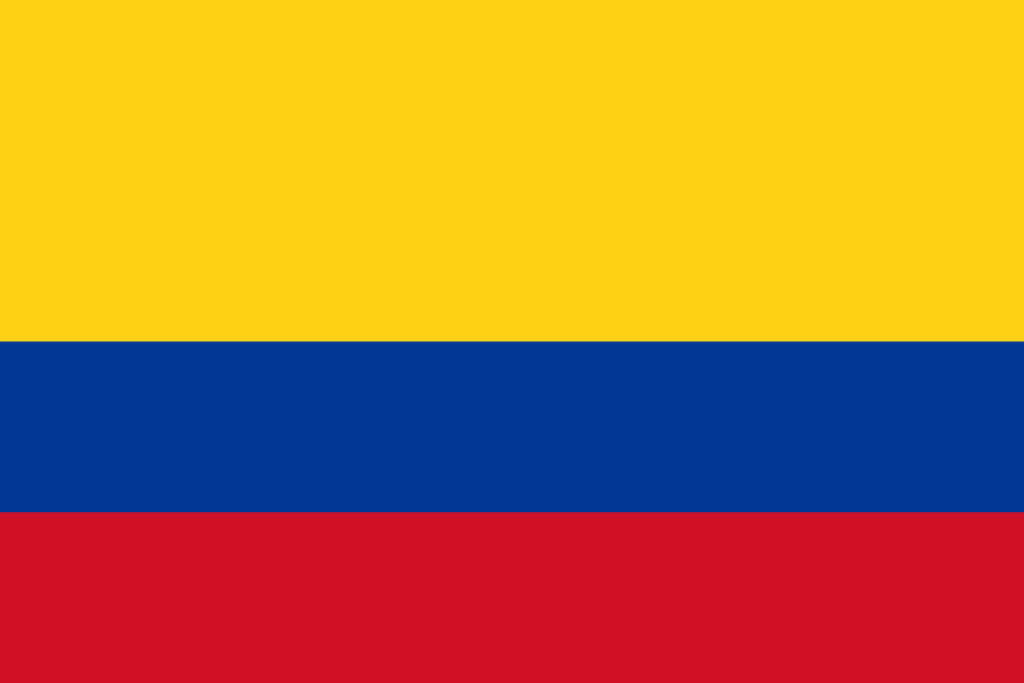 Colombia Courtesy flag