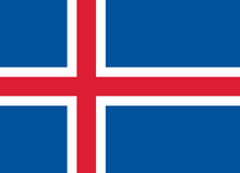 Iceland Courtesy flag