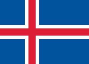 Iceland Courtesy flag