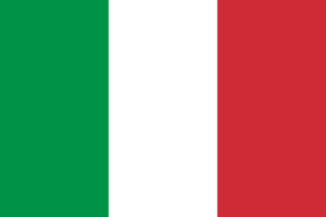 Italy Courtesy flag