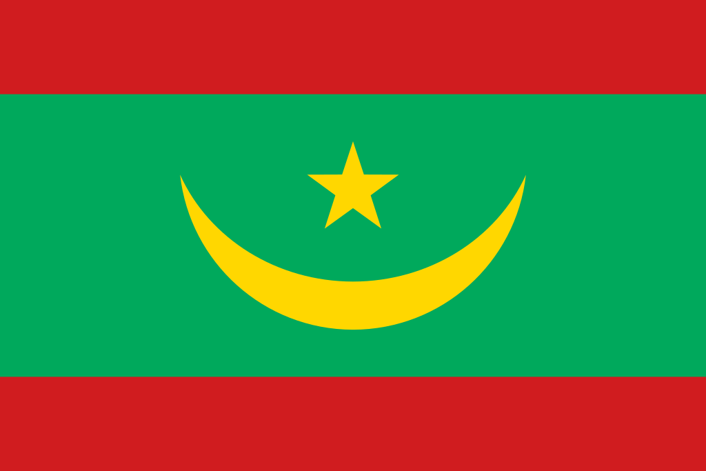 Mauritania Courtesy flag