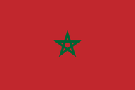 Morocco Courtesy flag