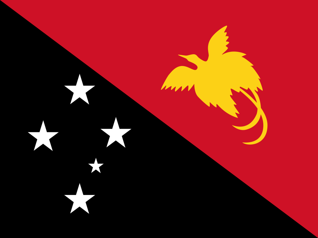 Papua New Guinea Courtesy flag