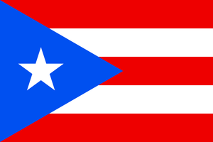 Puerto Rico Courtesy flag