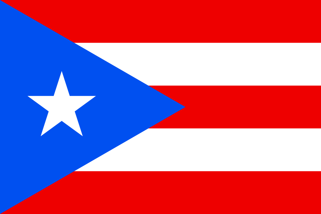 Puerto Rico Courtesy flag