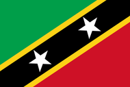 Saint Kitts and Nevis Courtesy flag