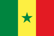 Senegal Courtesy flag
