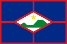 Sint Eustatius Courtesy flag