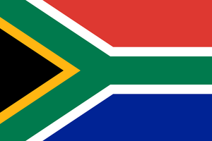 South Africa Courtesy flag