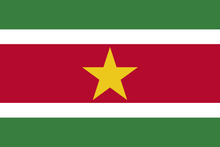 Suriname Courtesy flag