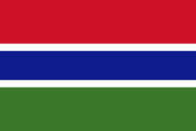 Gambia Courtesy flag