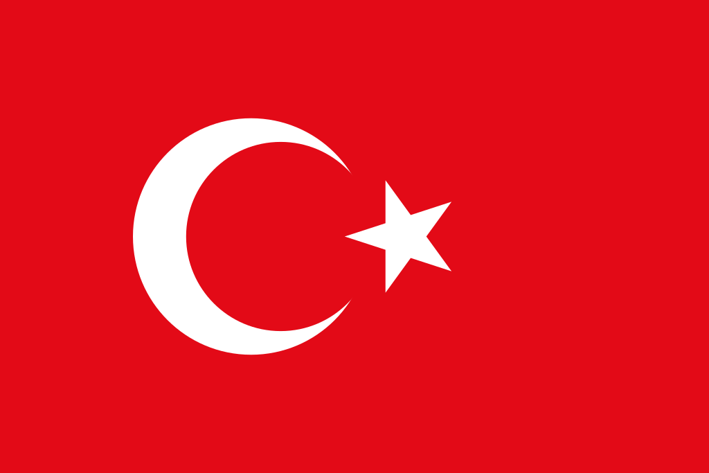 Turkey Courtesy flag