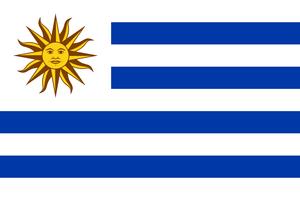 Uruguay Courtesy flag