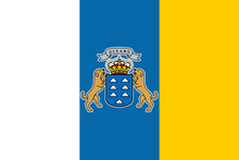 Canary Islands Courtesy flag