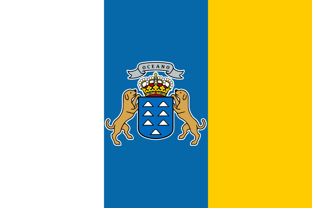 Canary Islands Courtesy flag
