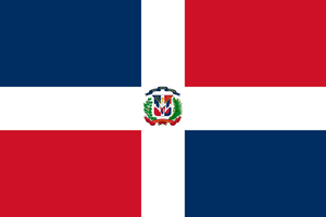 Dominican Republic Courtesy flag