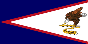 American Samoa Courtesy flag