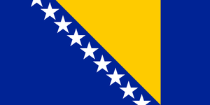 Bosnia and Herzegovina Courtesy flag