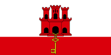 Gibraltar Courtesy flag