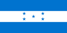 Honduras Courtesy flag