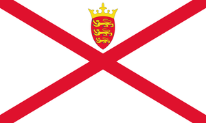 Jersey (Channel Islands) Courtesy flag