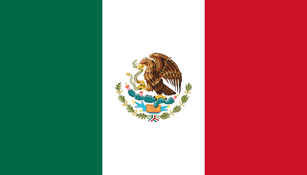 Mexico Courtesy flag