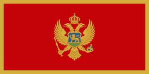 Montenegro Courtesy flag