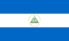 Nicaragua Courtesy flag