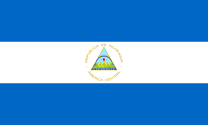 Nicaragua Courtesy flag