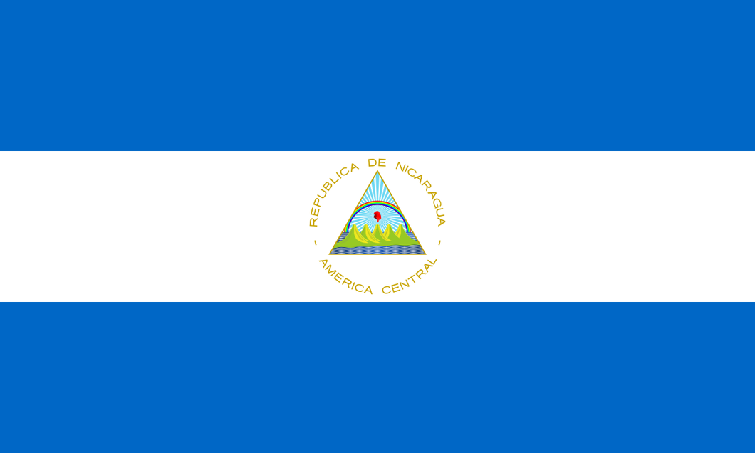 Nicaragua Courtesy flag