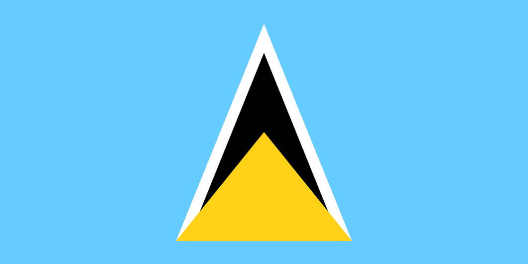 Saint Lucia Courtesy flag