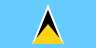 Saint Lucia Courtesy flag