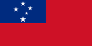 Samoa Courtesy flag