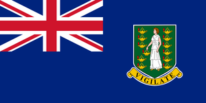 British Virgin Islands Courtesy flag
