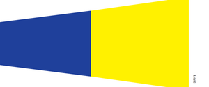 Numeral pennant 5 Five