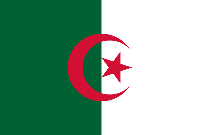 Algeria Courtesy flag