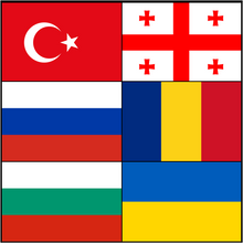 LAIVAA Courtesy flags set - Black Sea