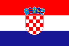 Croatia Courtesy flag