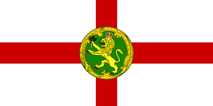 Alderney (Channel Islands) Courtesy flag